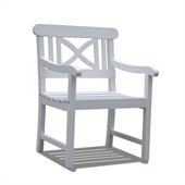 Vifah Bradley Outdoor Wood Armchair