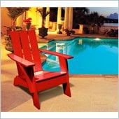 Vifah Outdoor Wood Adirondack Armchair