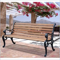 Vifah Lion Steel Park Bench