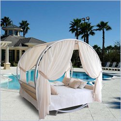 Vifah Outdoor Round Bed Set