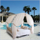 Vifah Outdoor Round Bed Set