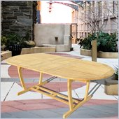 Vifah Premium Teak Oval Table