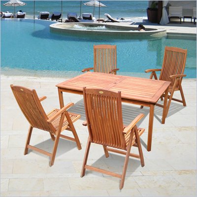 Vifah Balthazar 5 Piece Dining Set