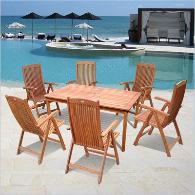 Vifah Balthazar 7 Piece Dining Set