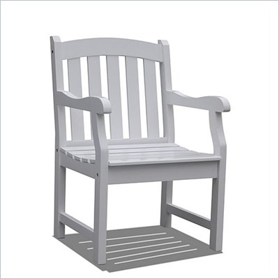 Vifah Bradley Outdoor Wood Armchair