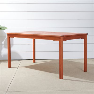 Vifah Outdoor Balthazar Rectangular Table