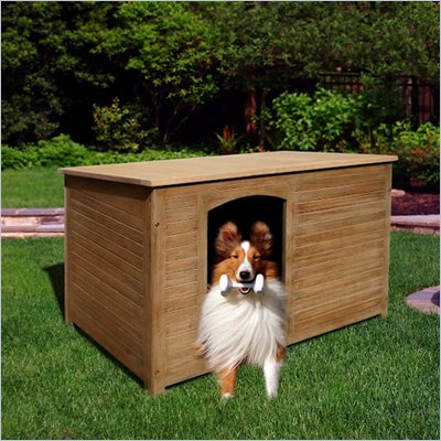 Vifah Renaissance Outdoor Hardwood Cabin Dog House