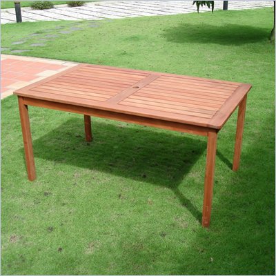 Vifah Outdoor Balthazar Rectangular Table