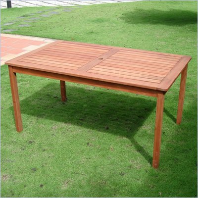 Vifah Balthazar Dining Set with 6 Folding Armchairs
