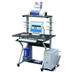 TECHNI MOBILI Racer Computer Workstation in Graphite