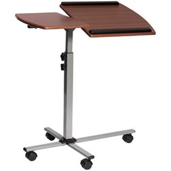 TECHNI MOBILI Ventura Mobile Laptop Stand in Mahogany