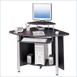 TECHNI MOBILI Drie Corner Computer Desk in Graphite