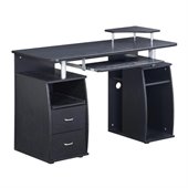 TECHNI MOBILI Atua Wood Computer Workstation in Espresso