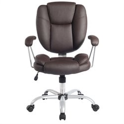 TECHNI MOBILI 0930 Ergonomic Task Chair in Chocolate