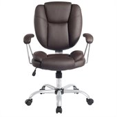 TECHNI MOBILI 0930 Ergonomic Task Chair in Chocolate