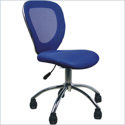 TECHNI MOBILI Q030 Mesh Office Chair in Blue