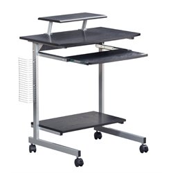 Techni Mobili Odile Wood Top Computer Work Station in Espresso