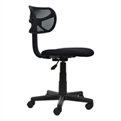 Techni Mobili Mesh Task Chair in Black
