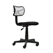 Techni Mobili Mesh Task Chair in White