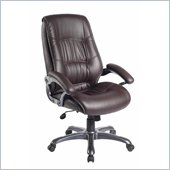 Techni Mobili Executive High Back Chair in Brown