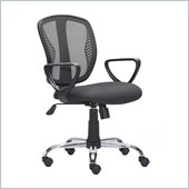 Techni Mobili Mesh Task Chair in Black