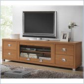 Techni Mobili TV Stand with 4 Drawer in Maple for TVs Up To 60 Inch