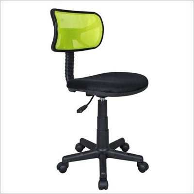 Techni Mobili Mesh Task Chair in Lime