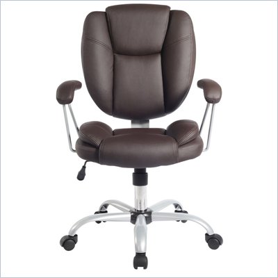 TECHNI MOBILI 0930 Ergonomic Task Chair in Chocolate