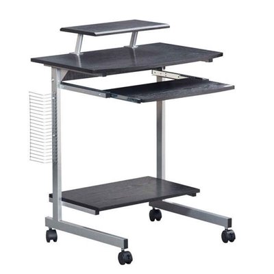 Techni Mobili Odile Wood Top Computer Work Station in Espresso