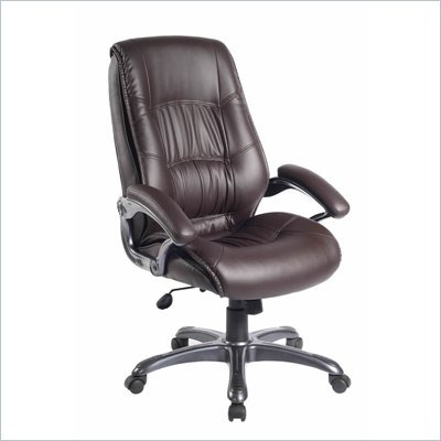 Techni Mobili Executive High Back Chair in Brown
