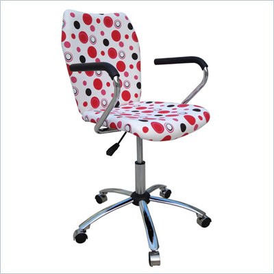 Techni Mobili Swivel Task Chair in Red Dot