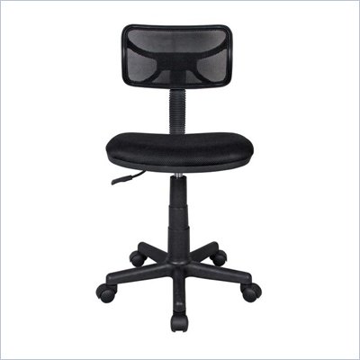 Techni Mobili Mesh Task Chair in Black