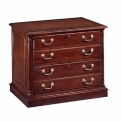 DMi Keswick 2 Drawer Lateral Wood File in English Cherry-High Pressure Laminate