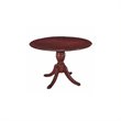 ADD TO YOUR SET: DMi Keswick Round 3.5' Conference Table with X-Shaped Base in Cherry
