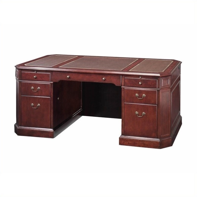 DMi Oxmoor Executive Desk with Leather Inlays