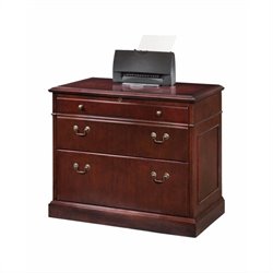 DMi Oxmoor 2 Drawer Lateral Wood File in Merlot Cherry