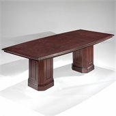 DMi Oxmoor Boat Shaped 8' Conference Table with Column Base in Cherry