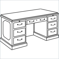 Allura Office Ambassador 60 Executive Desk by Allura Office
