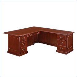 Allura Office Ambassador Executive 66 L-Desk by Allura Office