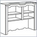 Allura Office Ambassador 66" Hutch