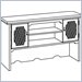 Allura Office Ambassador 66" Hutch with Doors