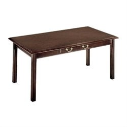 DMi Governors Wood Writing Desk in Engraved Mahogany