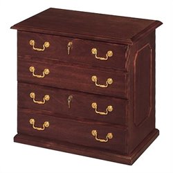 DMi Governors 4 Drawer Lateral Wood File in Mahogany Furniture Office Filing Cabinets DMi 207016