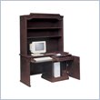 ADD TO YOUR SET: DMi Governors 50 in. Wood Computer Desk in Engraved Mahogany