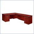 Allura Office Americus 108 Deep Executive L-Shaped Desk by Allura Office