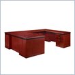 Allura Office Americus Executive U-Shaped Desk by Allura Office