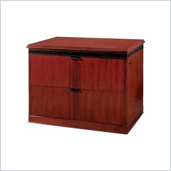DMi Americus 2 Drawer Lateral Wood File in Russet Mahogany