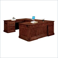 Allura Office Arlington Executive U-Shaped Desk by Allura Office