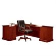 ADD TO YOUR SET: DMi Belmont Left L-Shape Corner Wood Desk in Cherry