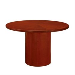 DMi Belmont 4' Round Conference Table with Column Base-Executive Cherry
